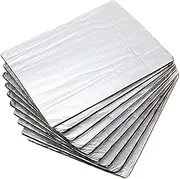 DINHEAROM 20Pcs Sound Deadener Mat for Cars Self Adhesive Heat and Noise Insulation Thick for Engine Compartments Trunks
