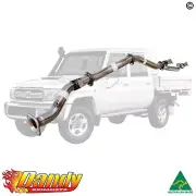 3" 409 DPF Back Exhaust With Pipe Only Suit 79 Landcruiser VDJ79R V8 Ute My17