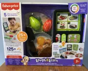 Fisher-Price Kitchen Playset Laugh & Learn 123 Follow the Recipe Meal New In Box