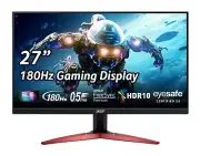 Acer KG271 27 Inch Full HD Widescreen Gaming Monitor 180Hz FreeSync 1ms