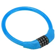 1.3 Feet Combination Bicycle Lock, 4 Digit Steel Cable Combination Lock, Blue