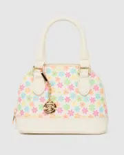 Multi Colour Kids Monica Flower Tote Bag