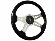 1979-82 Mustang S9 Espresso Steering Wheel Pony Kit, 4-Spoke Holes (for: Ford)