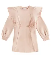 [Chloe Kids] Chloé Kids Embroidered cotton dress Y 14 pink