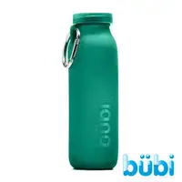 在飛比找PChome商店街優惠-【Bubi】可摺疊便攜式矽膠水瓶 650ml『墨綠』(22o