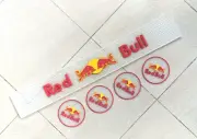 TR Red Bull Rubber bar mats drip mat spill mat bar runner & 4pcs beer coasters