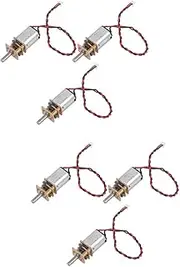 ERINGOGO 6 Pcs Micro Reduction Motor Hobby Motor Toy Motor Small Motor Speed Reduction Motor Gear Motor Replacement Motors Motor for Toy Micro Motor DIY Motor Electric Motor Metal