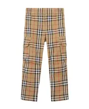 Burberry Kids Elasticated Waistband Straight-Leg Trousers 12,8Y,14Y,12Y,10Y White