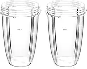 Replacement Cup for Nutribullet Replacement Parts 18oz/24oz/32oz for Nutri Bullet 600W and 900W, Pack of 2 (24oz)