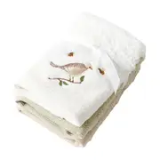 3pc Pilbeam Living Cotton Natura Face Washer Hand Towel Set Bathroom Decor