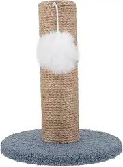Vertical Cat Scratching Post Adorable Kitten Scratcher for Indoor Fun Decorative Floor Scratching Pole Space Saving Design Present for Cat Lovers
