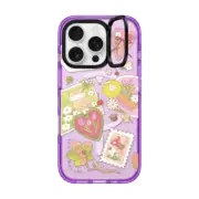 iPhone 16 Pro Impact Ring Stand Case MagSafe Compatible DAISY LOVES TULIP