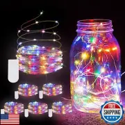 JUSTPRO 6 Pack Fairy Lights Battery Operated String Lights - 7ft 20 LED Water