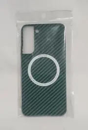 For Samsung Galaxy S21 Plus Mag Safe Magnetic Carbon Fiber Case Cover