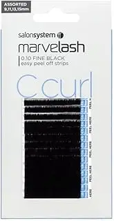 salonsystem Lash Extensions 0.10 Fine, Assorted Black