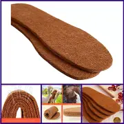Soft Alpaca Wool Felt Winter Warm Shoe Boot Insoles - Natural Wool Felt Insert