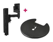 Atdec AWMS-4640 Single 460mm Monitor Arm + 400mm Post / 12kg 13AWMS-4640T-G-B