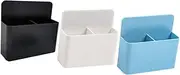 Ciieeo 3pcs Pen Holder Organizer Compartment Storage Box for Whiteboard Desk Office for Easy Attachment and Organization