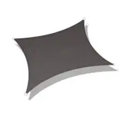 Extra Heavy Duty Shade Sail Shade Cloth Grey Gray Sun Triangle Square Rectangle