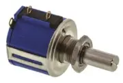 Bourns ROTARY WIREWOUND POTENTIOMETER 20.6x6.35mm Shaft, 10-Turns 2W-20kΩ Or50kΩ