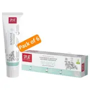 SPLAT Sensitive Remineralization Switzerland Toothpaste Genuine 6 pack x 100 ml