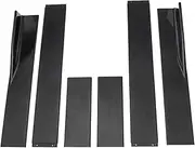 78.7“/ 86.6” Side Skirt Universal Compatible for Benz W205 W204 Extension Splitters Apron Splitter Winglet Car Accessories(86.6in Black)