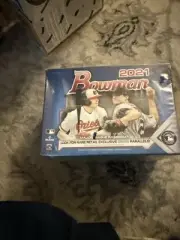 2021 Bowman Baseball Factory Sealed Retail 24 Pack Box