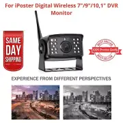 Wireless Camera For RV Truck Bus Trailer For iPoster Digital Monitor Rear View