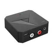 Bluetooth 5.0 RCA Audio Receiver Wireless Transmitter Receiver Low Latency Audio Adapter for TV Watching PC Home Stereo Speaker
