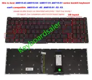 New For Acer AN515-54 AN515-43 AN517-51 AN715-51,N18C3 N18C4 Keyboard Backlight