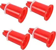 4pcs Universal Scale Feet for Electronic Weighing Pan Plastic Scale Tray Feet Leg Bracket Weighing Pan Accessory Orange