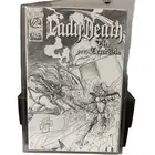 Lady Death The Crucible #1/2 Wizard Exclusive 1996 Canvas Sketch Variant COA