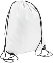 Boolavard Drawstring Backpack Water Resistant String Bag Sports Sackpack Gym Sack for Men Women