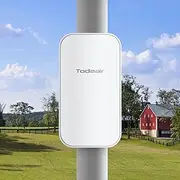 2025 Outdoor WiFi Extender,WiFi Booster,IP65 Weatherproof,Up to 1200Mbps Dual Band WiFi Repeater,AI Watchdog,Covers Up to Least 3440 Sq. ft and 30 Devices,Repeater&AP Mode