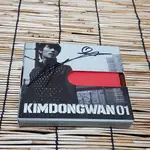 金烔完 親筆簽名 KIM DONG WAN 01 IS 韓版 附明信片/寫真冊/廣告單 (神話SHINHWA)