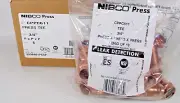 NIBCO Press® 3/4" Copper Press Tee P x P x P 9098401PCCP (Bag of 10)