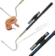 Snake Grabber Hook Reptile Rattle Series Pick-up Handling Tool Kit for Catching Controlling or Moving Snakes (Blue)
