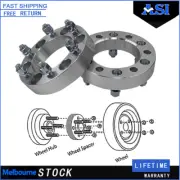 2PCS 75mm 6-Studs Wheel Spacers Fit TOYOTA 4WD 6x139.7 M12xP1.5 AUS ASI