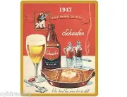 1947 Schaefer Beer Cocker Spaniel Refrigerator / Tool Box Magnet NEW!
