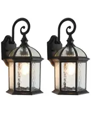 Safavieh Falyn 8in Outdoor Wall Sconce Set of 2