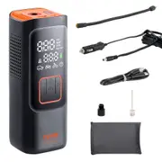 VEVOR Tire Inflator Portable Air Compressor, 7800mAh 3.7V Battery Electric Air Pump, 2X Faster 160PSI Cordless Smart Air Pump with LCD Pressure Gauge,