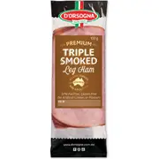 D'Orsogna Triple Smoked Leg Ham 100g
