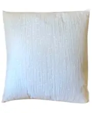 Hotel Collection White Wave Seaglass 22″ x 22″ Decorative Pillow
