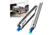 40in Pair 1000 - 2000mm 150KG Capacity Heavy Duty Trailer Drawer Slides Rails Runners Locking