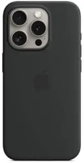 Apple iPhone 15 Pro Max Silicone Case with MagSafe - Black