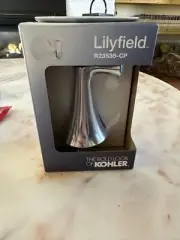 Kohler Lilyfield R23535-CP Single Hook Polished Chrome Towel Hook. Brand New!