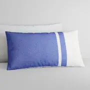 Sheridan Abbotson Linen Bloc Pillowcase Pair in Capri Blue Size: Standard