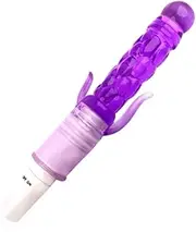 Crystal Flirt Stick,Vibrating Beads Plug Waterproof G-spot Sex Toy for Men, Women and Couples (2)