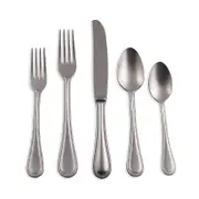 Mepra Perla Pewter 5-Piece Place Setting