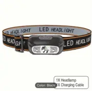 Ultra Bright Headlamp w/ Torch, Soft Light, And Sensor Modes